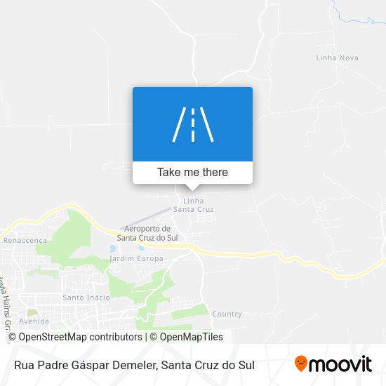 Rua Padre Gáspar Demeler map