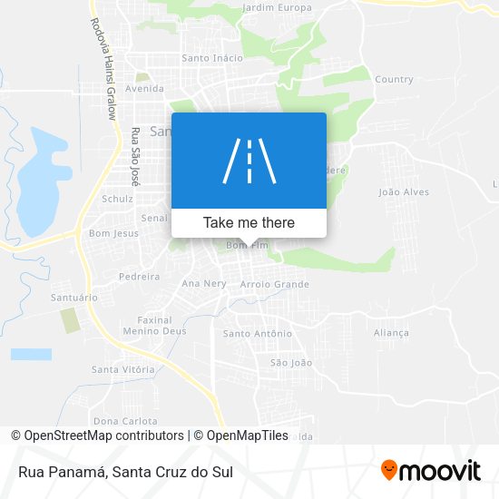 Rua Panamá map