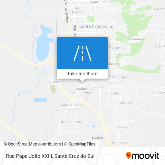 Rua Papa João XXIII map