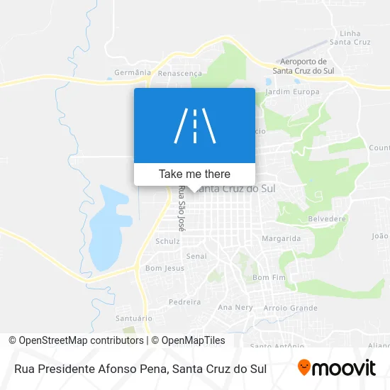 Rua Presidente Afonso Pena map