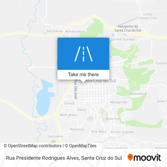 Rua Presidente Rodrigues Alves map