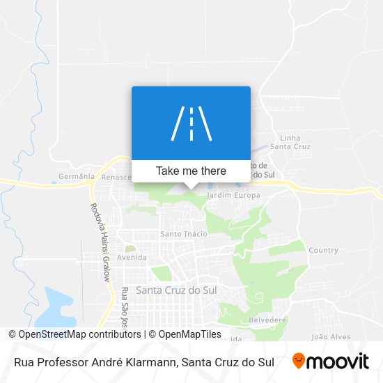 Rua Professor André Klarmann map