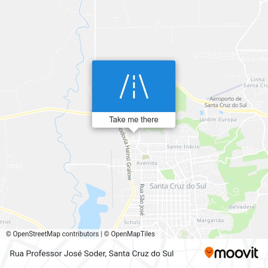 Rua Professor José Soder map