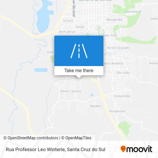 Rua Professor Leo Winterle map
