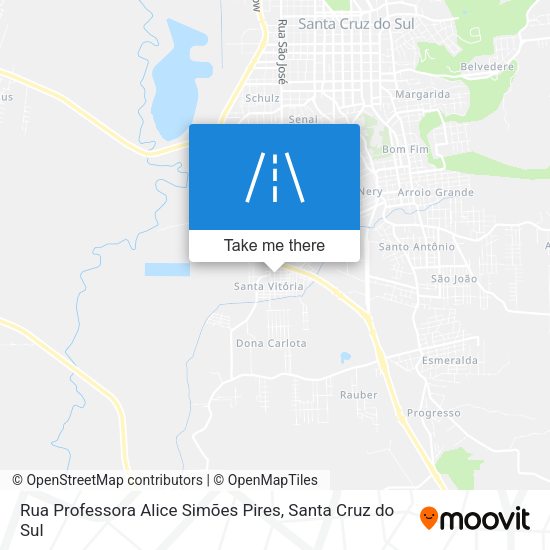 Rua Professora Alice Simões Pires map