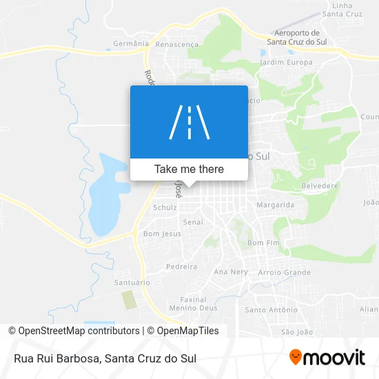 Rua Rui Barbosa map