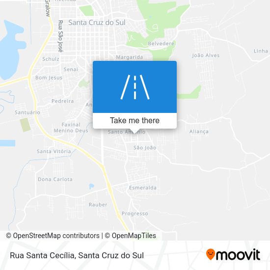 Rua Santa Cecília map