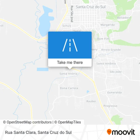 Rua Santa Clara map