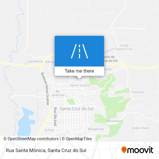 Rua Santa Mônica map