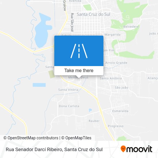 Rua Senador Darcí Ribeiro map