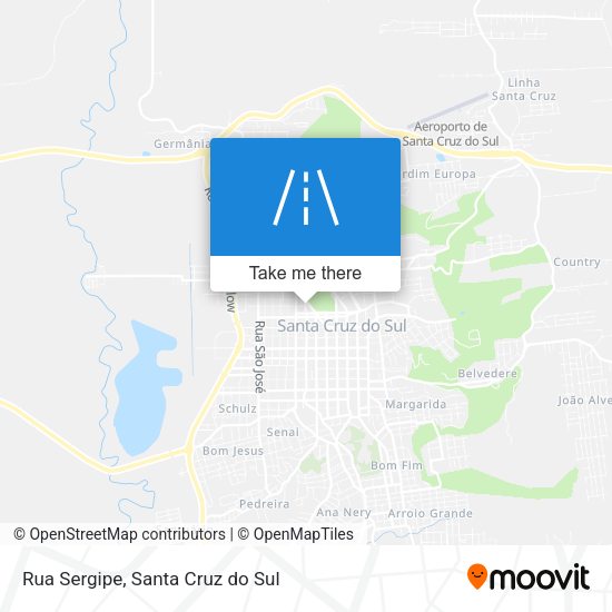 Rua Sergipe map