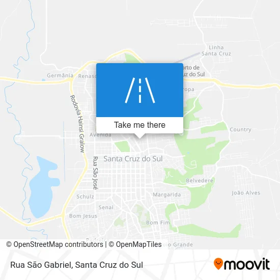 Rua São Gabriel map