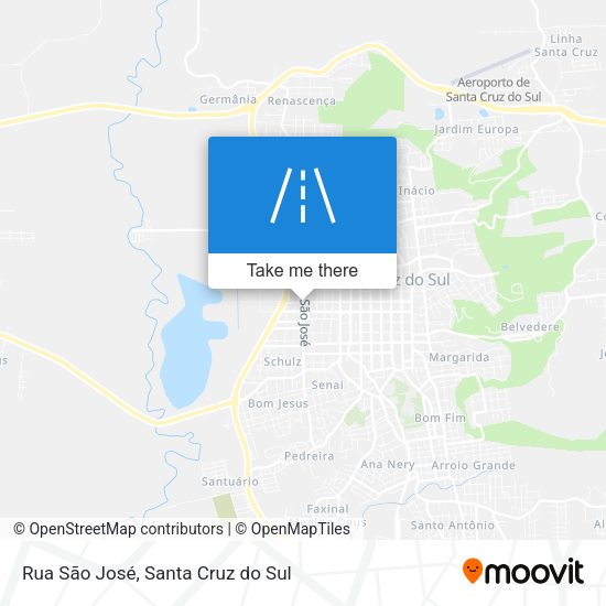 Rua São José map