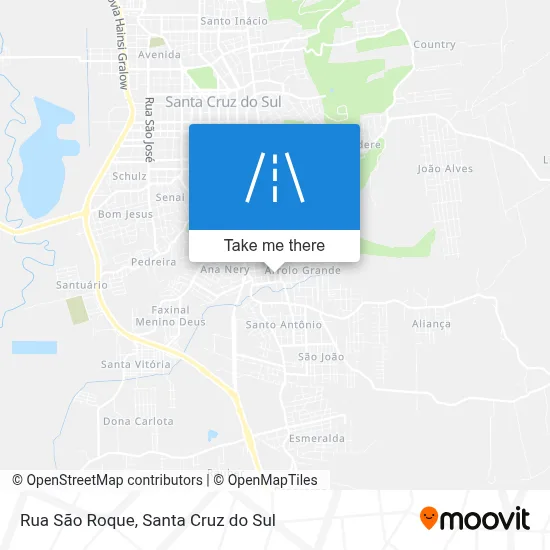 Rua São Roque map