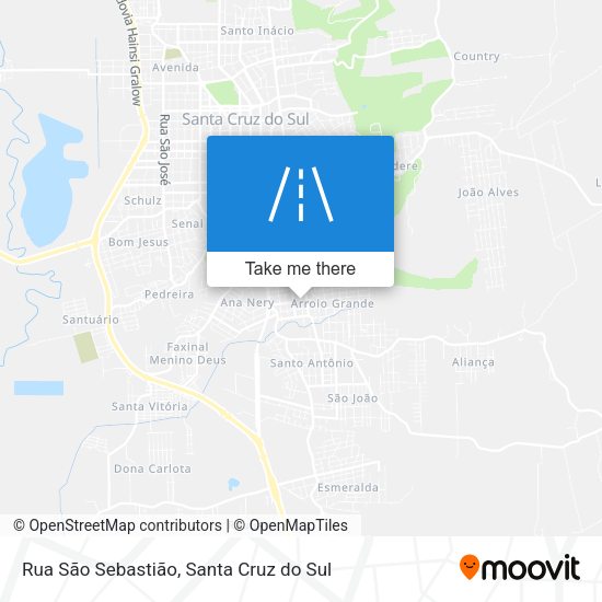 Rua São Sebastião map