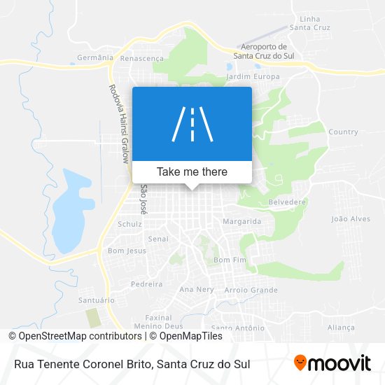 Rua Tenente Coronel Brito map