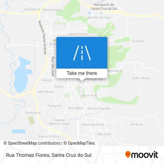 Rua Thomaz Flores map