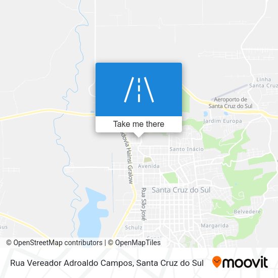 Rua Vereador Adroaldo Campos map