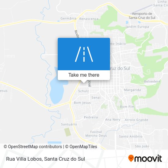 Rua Villa Lobos map