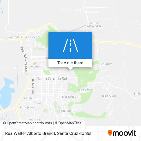 Rua Walter Alberto Brandt map