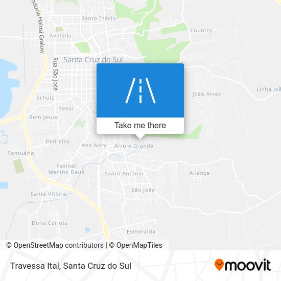 Travessa Itaí map