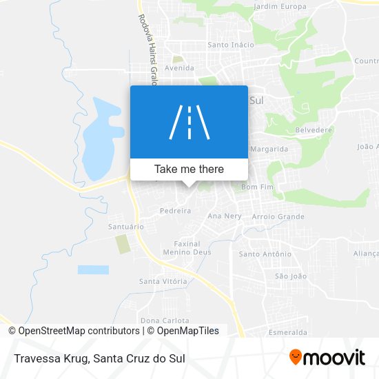 Travessa Krug map