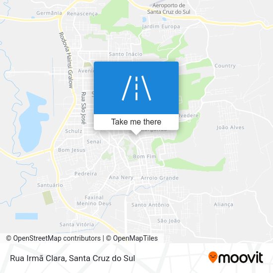 Rua Irmã Clara map