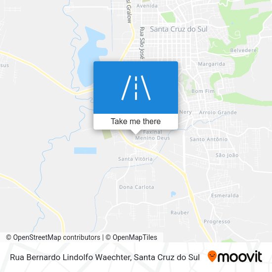 Rua Bernardo Lindolfo Waechter map
