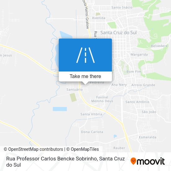 Rua Professor Carlos Bencke Sobrinho map