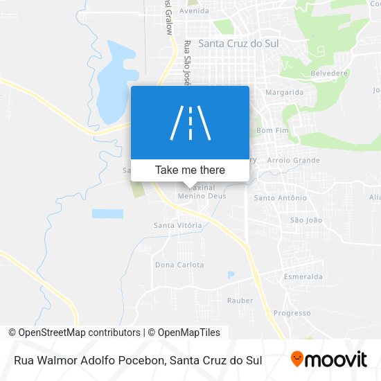 Rua Walmor Adolfo Pocebon map