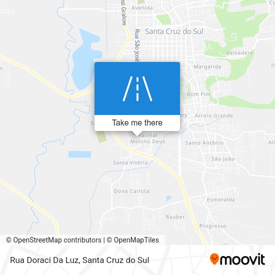 Rua Doraci Da Luz map