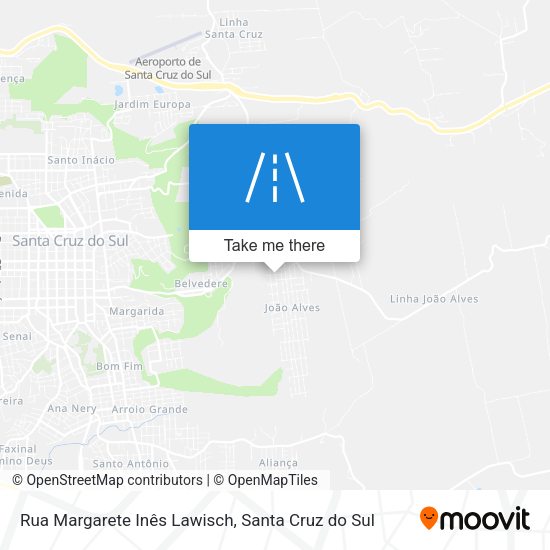 Rua Margarete Inês Lawisch map