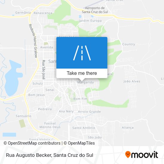 Rua Augusto Becker map