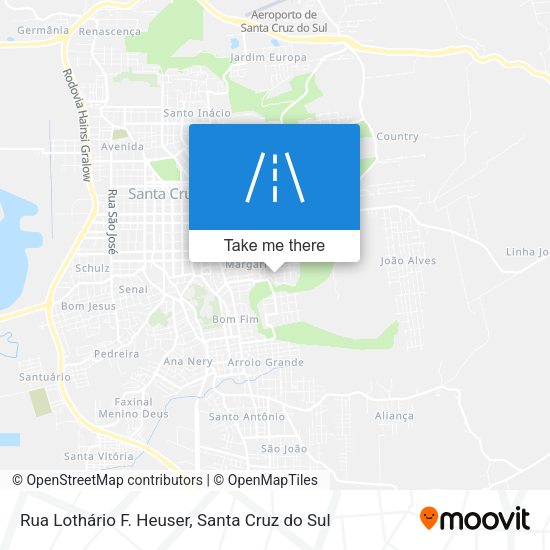 Rua Lothário F. Heuser map