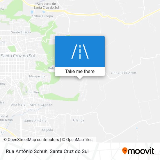 Rua Antônio Schuh map