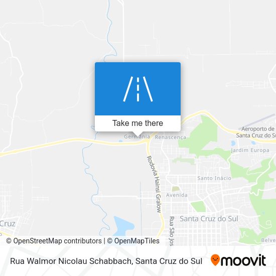 Rua Walmor Nicolau Schabbach map