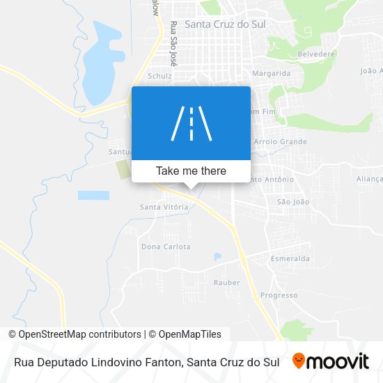 Rua Deputado Lindovino Fanton map