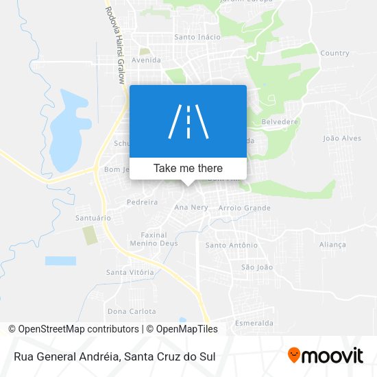 Rua General Andréia map