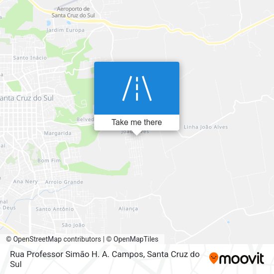 Rua Professor Simão H. A. Campos map