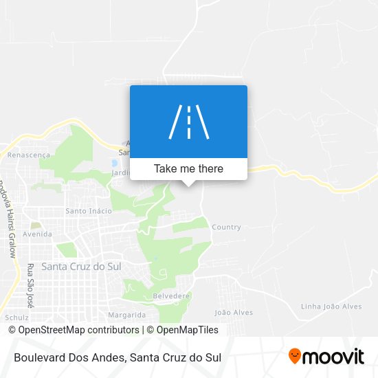 Boulevard Dos Andes map