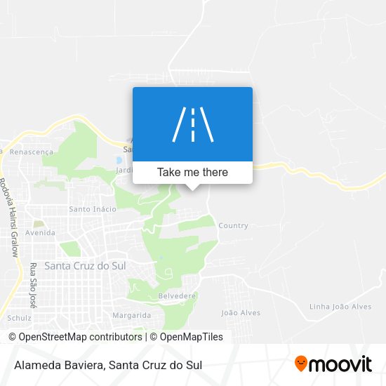 Alameda Baviera map