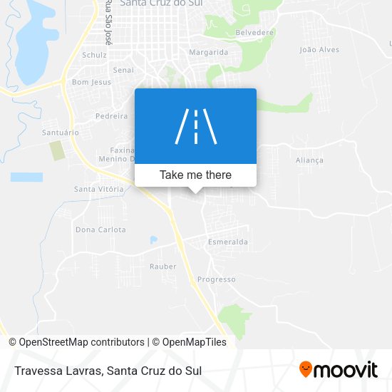 Travessa Lavras map