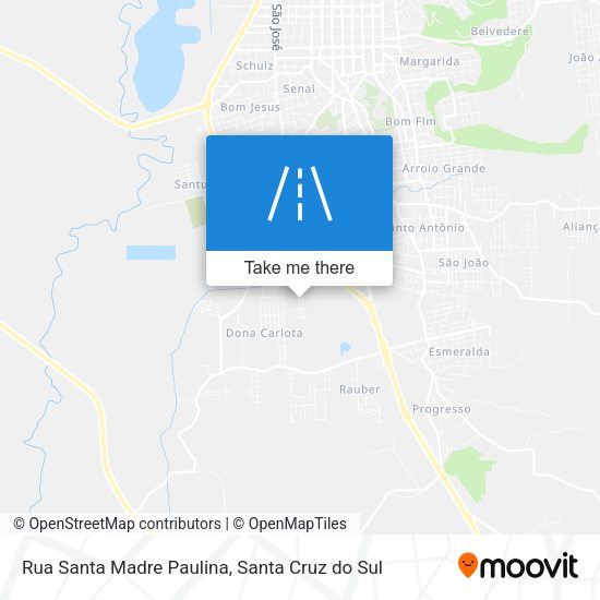 Rua Santa Madre Paulina map