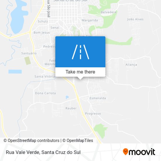 Rua Vale Verde map