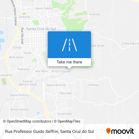 Rua Professor Guido Seffrin map
