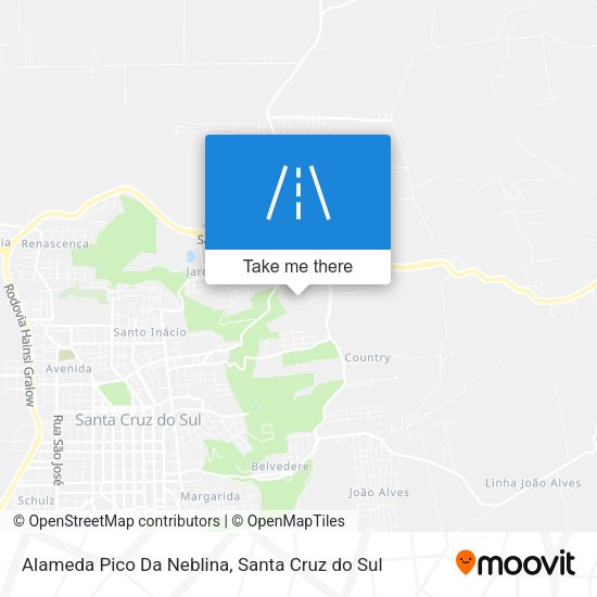 Alameda Pico Da Neblina map