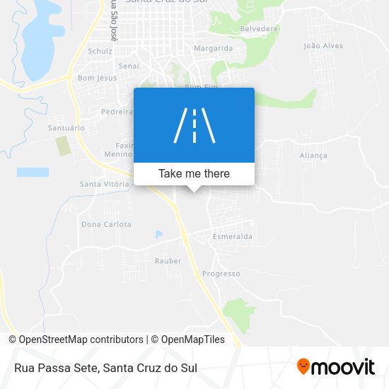 Rua Passa Sete map