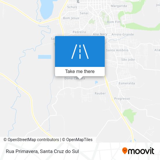 Rua Primavera map