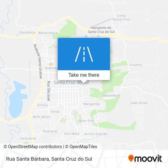 Rua Santa Bárbara map