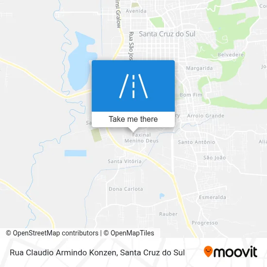 Rua Claudio Armindo Konzen map